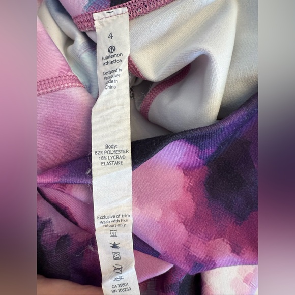 Lululemon Women’s Athletic Leggings Size 4 - Picture 8 of 10